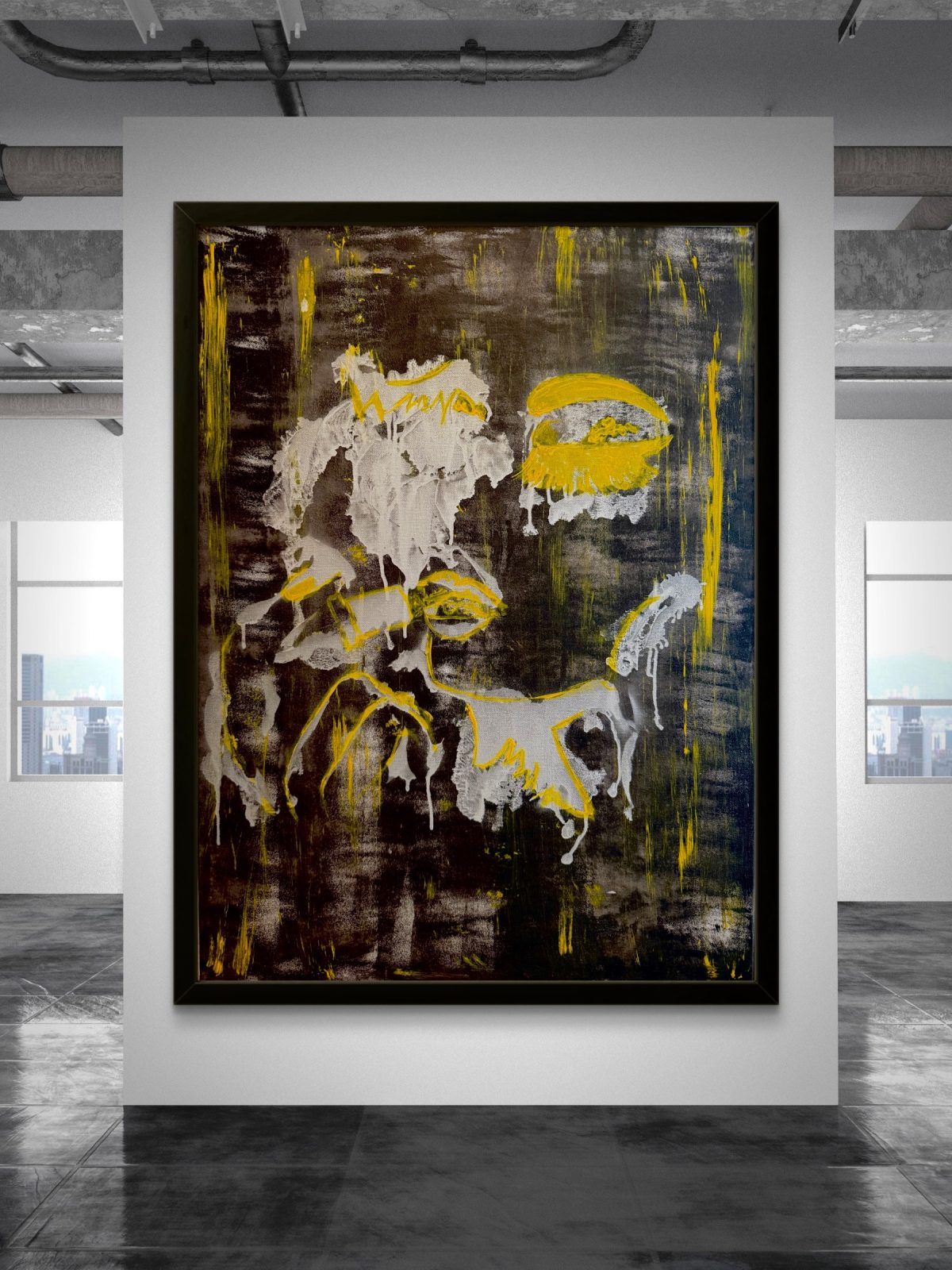 Flickers of Awareness - acrylic painting by Katarina Maria Smederevac